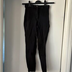 Black Equestrian Riding Pants
